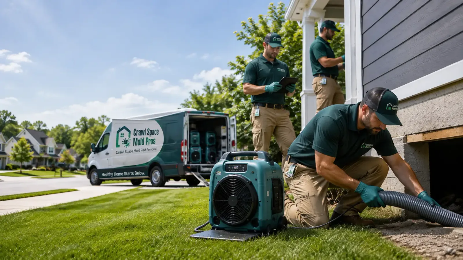 Crawl Space Mold Removal in Fultonham, NY